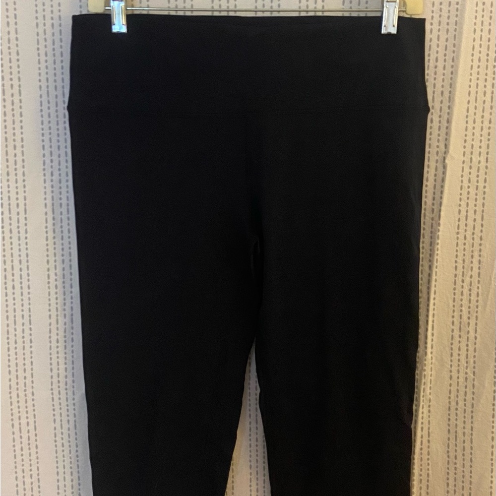 ZYIA Active Fleece Lined Navy Leggings 7/8 size 14-16